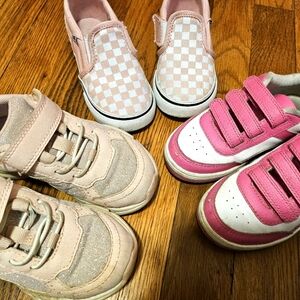 3 Pair Toddler Shoes 8-8.5